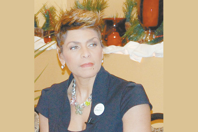 READY FOR THE NEXT ADVENTURE—Former television personality and current emcee, host, moderator, panelist, keynote speaker and entrepreneur Darieth Chisolm of Hustle and Heart TV is set to conduct a Promoting with Podcasting workshop on April 23. (Photos by Diane I. Daniels)