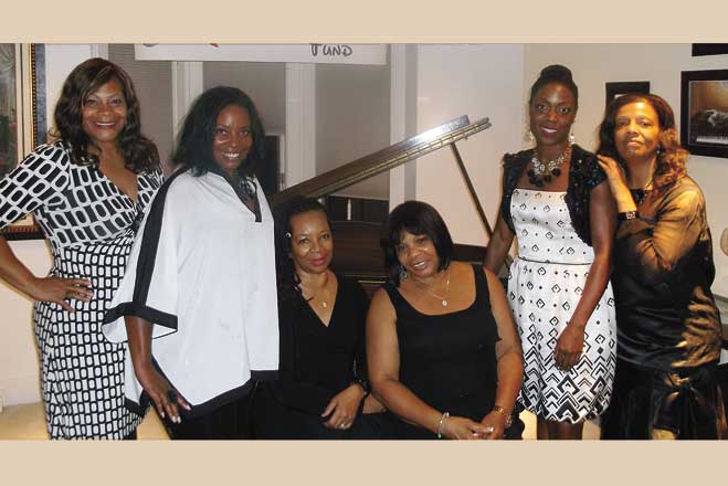 WINNERS—From left: Crystal McCormick Ware, Tallulah Anderson, Constance Anderson Collier, SheIia Moore, Sabreena Geddie and Rev. Denise Anderson-Gantt.