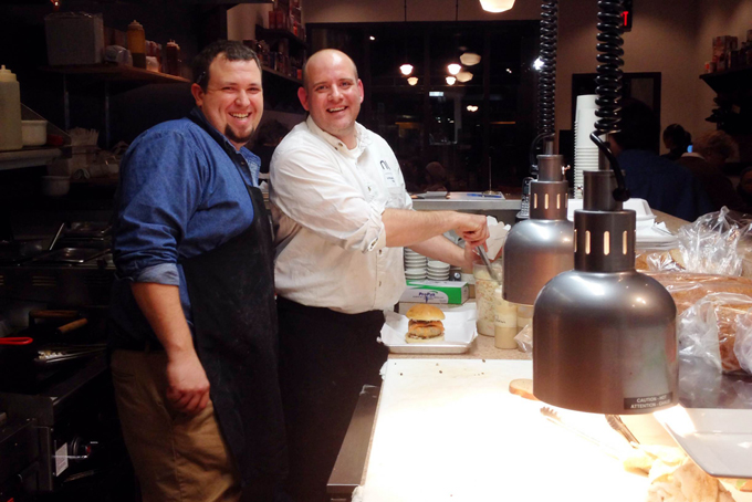 NU Chefs:  Asst. Chef Clint Newbould, Executive Chef Kelsey Sukel