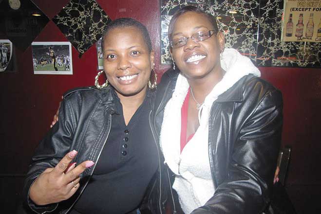Tiffany and Satara came out to represent for the holidays.