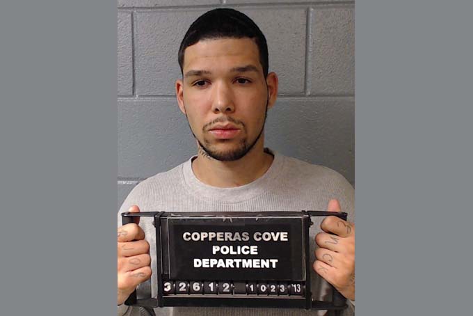 This undated booking photo provided by the Copperas Cove Police Department shows Jory Enck. (AP Photo/Copperas Cove Police Department)