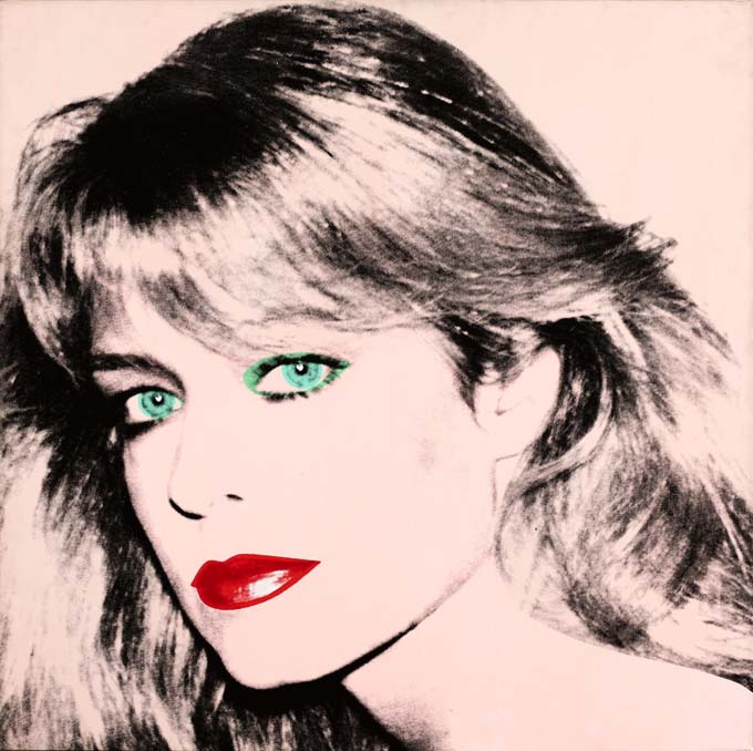 This photo released by courtesy of the Blanton Museum of Art shows Andy Warhol's painting of "Farrah Fawcett," 1980. The painting was bequeathed by Fawcett to the University of Texas at Austin in 2010. The university is suing Oscar-nominated actor Ryan O’Neal to gain possession of a second Fawcett portrait done by Warhol. Attorneys for the University of Texas at Austin and O’Neal each made their arguments to a Los Angeles jury on Monday Dec. 16, 2013that their clients are rightful owner of a disputed Andy Warhol portrait of the late Farrah Fawcett. (AP Photo/Blanton Museum of Art, Copyright The Andy Warhol Foundation for the Visual Arts) 