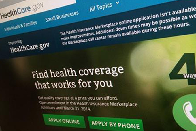 This photo of part of the HealthCare.gov website is photographed in Washington, on Nov. 29, 2013. (AP Photo/Jon Elswick)