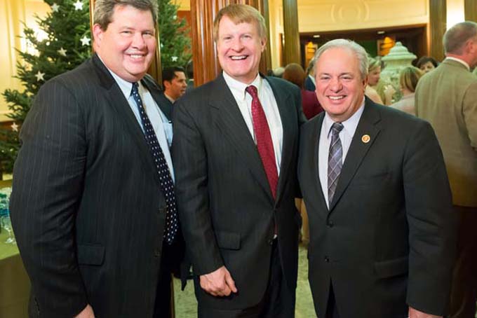 Kevin Horner, Allegheny County Executive Rich Fitzgerald and U.S. Rep. Mike Doyle (Photo by Renee Rosensteel)