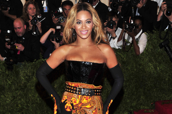 This May 6, 2013 file photo shows singer Beyonce at The Metropolitan Museum of Art's Costume Institute benefit in New York. (Photo by Charles Sykes/Invision/AP, File)