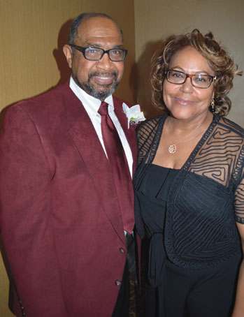 THE NEWEST MEMBER—Michael Hobbs with Lenora Hobbs