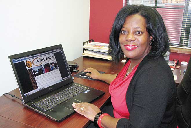 READY FOR SERVICE—Francine Cameron, President and CEO of Cameron Professional Services Group, LLC strives to assist her clients through a broad array of quality professional services. (By Diane I. Daniels) 