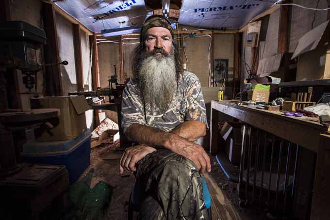 This undated image released by A&E shows Phil Robertson from the popular series "Duck Dynasty." Robertson was suspended last week for disparaging comments he made to GQ magazine about gay people. (AP Photo/A&E,)