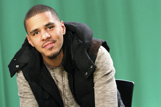 Rapper J. Cole poses for a portrait in New York. (AP Photo/Mary Altaffer, File)
