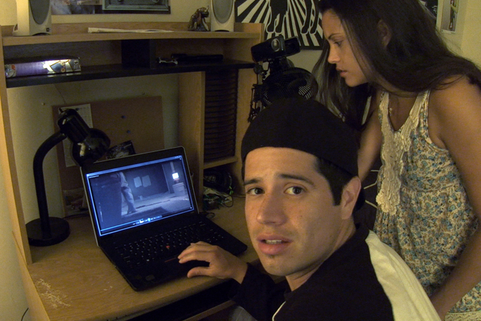 This undated file photo provided by Paramount Pictures shows a scene from the horror thriller film, "Paranormal Activity: The Marked Ones," written and directed by Christopher. B. Landon. (AP Photo/Paramount Pictures, File)