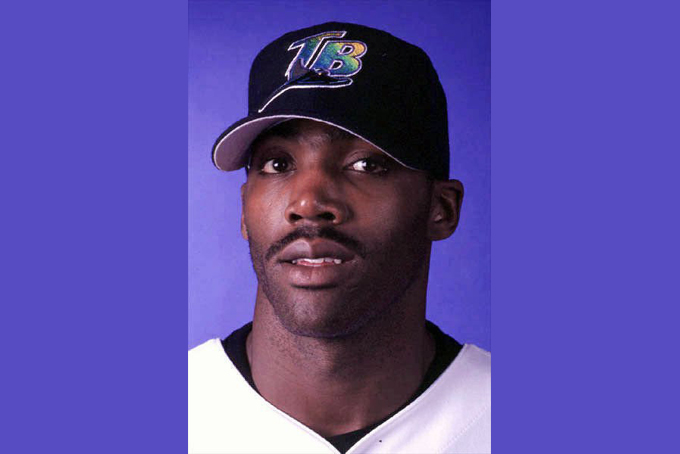  In this 1999 file photo, Tampa Bay Devil Rays Danny Clyburn is shown. He was shot and killed in South Carolina, early Tuesday, Feb. 7, 2012. (AP Photo/File)