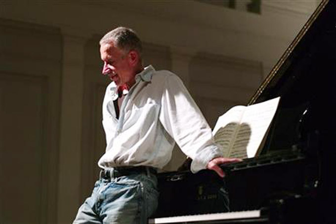 This November 2010 photo provided by ECM Records shows Keith Jarrett at the American Academy of Arts and Letters in New York. "Everybody has a limited lifespan and I wanted to use mine intelligently,” the 68-year-old Jarrett said. “I felt that if I had been called to do anything it was to make music." (AP Photo/Copyright ECM Records, Daniela Yohannes)