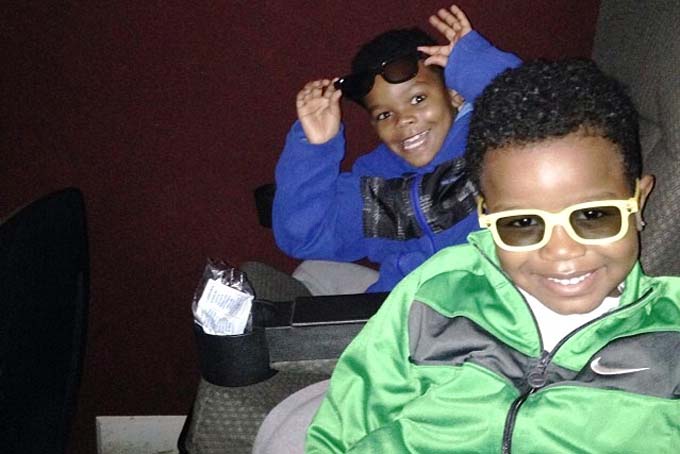 Children enjoying themseves at the Pittsburgh red carpet premiere on 'The Nut Job.'
