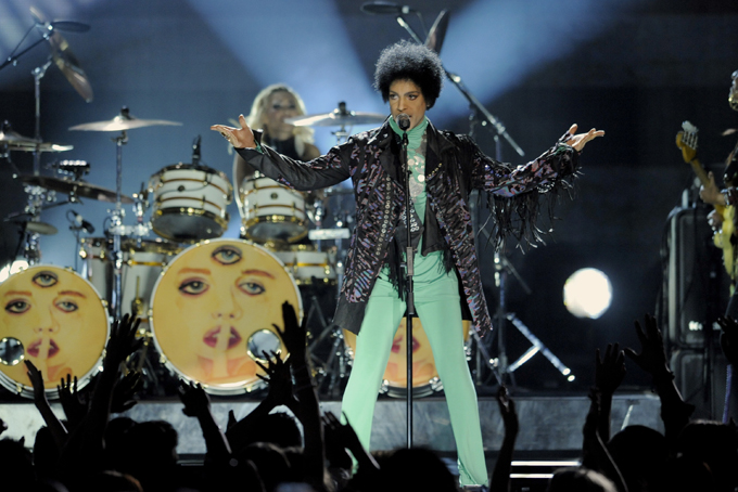 In this May 19, 2013 file photo, Prince performs at the Billboard Music Awards at the MGM Grand Garden Arena, in Las Vegas. F(Photo by Chris Pizzello/Invision/AP, File)