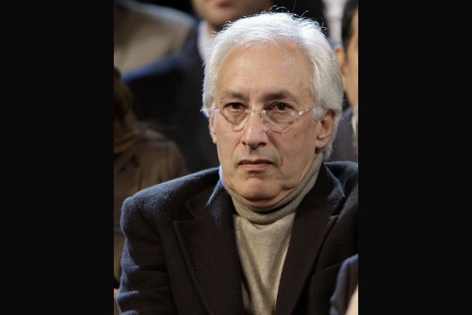 Producer Steven Bochco listens to the Democratic debate between presidential hopefuls Sen. Hillary Rodham Clinton, D-N.Y., and Barack Obama, D-Ill., in Los Angeles in this Thursday, Jan. 31, 2008 file photo. (AP Photo/Kevork Djansezian, File)