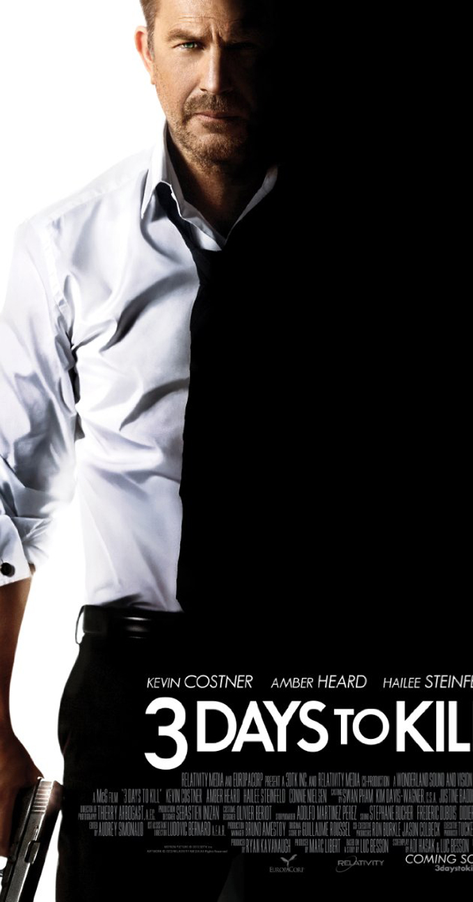 3 Days to Kill Film Poster