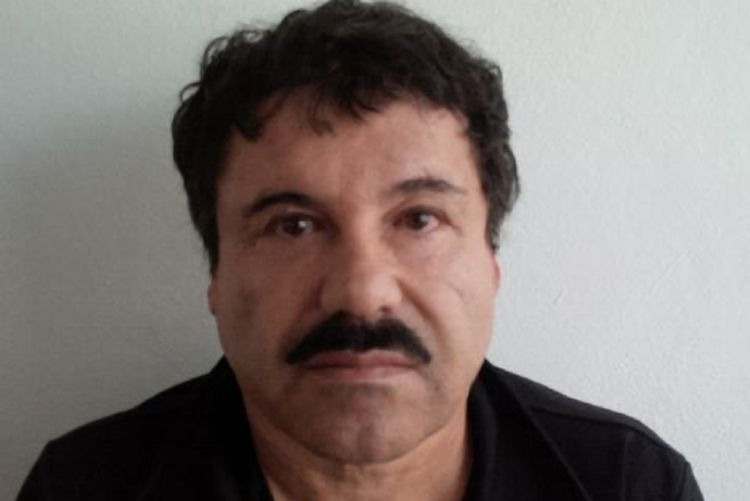 In this image released by Mexico's Attorney General's Office, Saturday, Feb. 22, 2014, Joaquin "El Chapo" Guzman is photographed against a wall after his arrest in the Pacific resort city of Mazatlan, Mexico. (AP Photo/PGR)