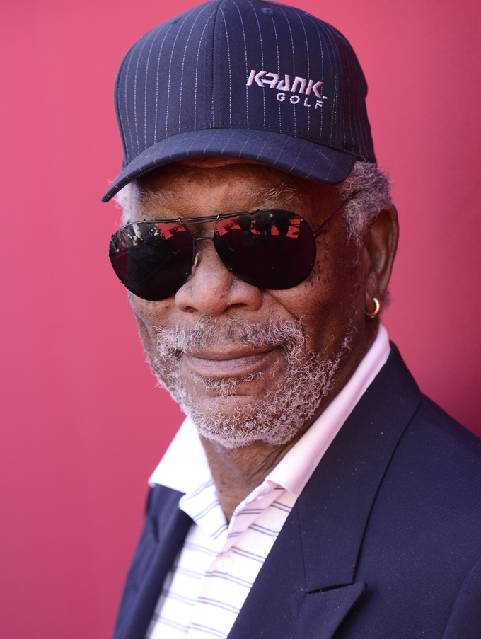 Actor Morgan Freeman seen at the premiere of the feature film "The Lego Movie" on Saturday, Feb. 1, 2014 in Los Angeles. (Photo by Dan Steinberg/Invision/AP)