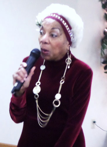 MOVING THROUGH SONG—Jazz artist Betty Douglas treated the attendees to musical selections throughout the program.