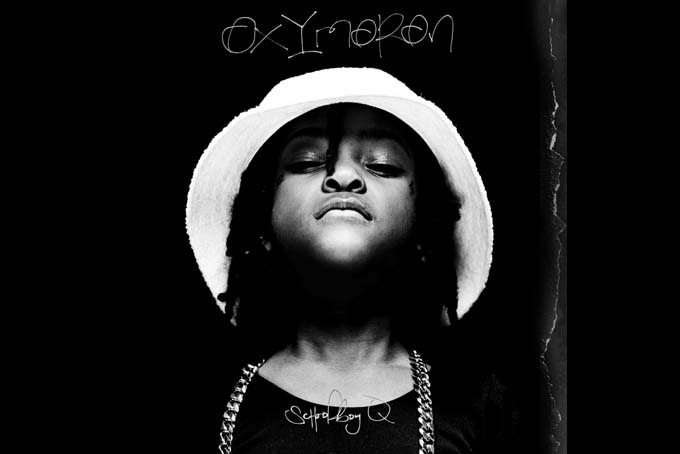 This CD cover image released by Interscope Records shows "Oxymoron," the latest release by Schoolboy Q. (AP Photo/Interscope Records)