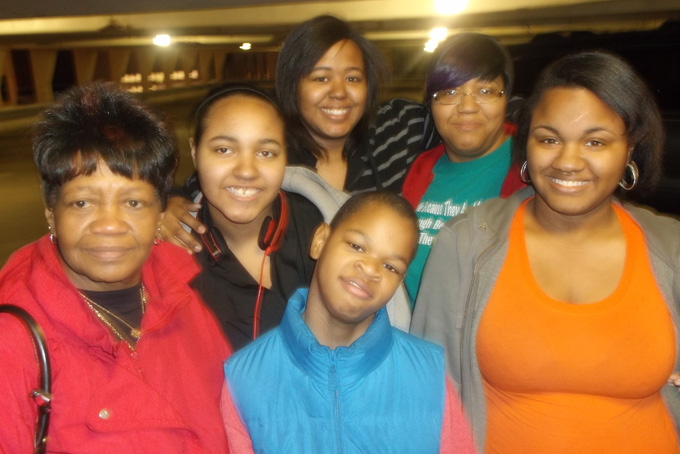 LAW FAMILY at Tyler Perry Play 18 March 2014