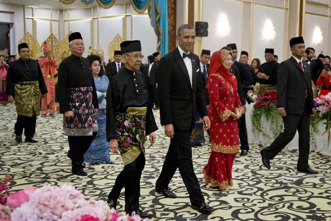 Barack Obama, Abdul Halim Mu'adzam Shah, Haminah, Najib Razak