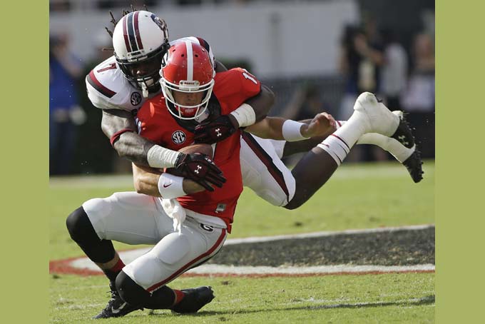 Jadeveon Clowney ,Aaron Murray