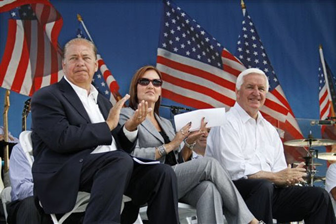 Tom Corbett, Earl Ray Tomblin, Mary Taylor