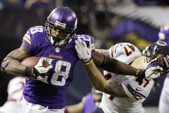 Adrian Peterson, Chris Conte