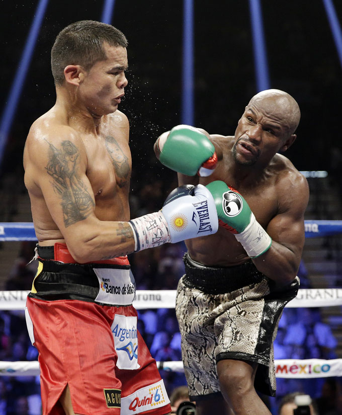 Floyd Mayweathe, Marcos Maidana