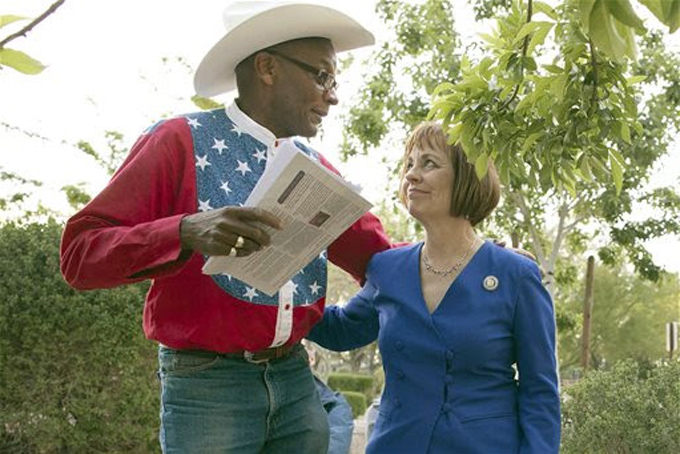 Sharron Angle, Kamau Bakari