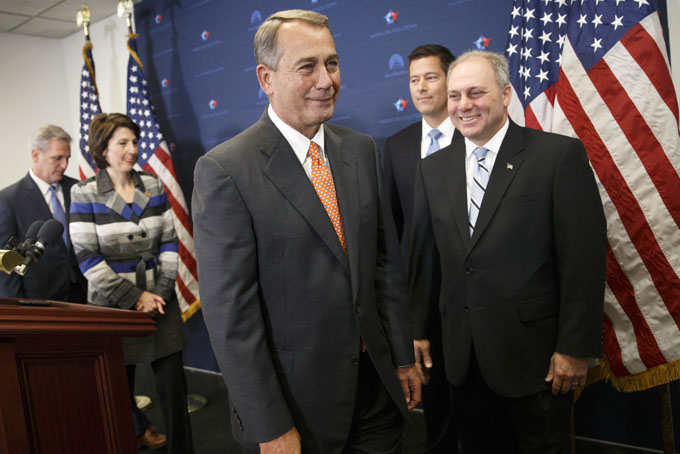 John Boehner, Kevin McCarthy, Steve Scalise, Cathy McMorris Rodgers, Sean Duffy