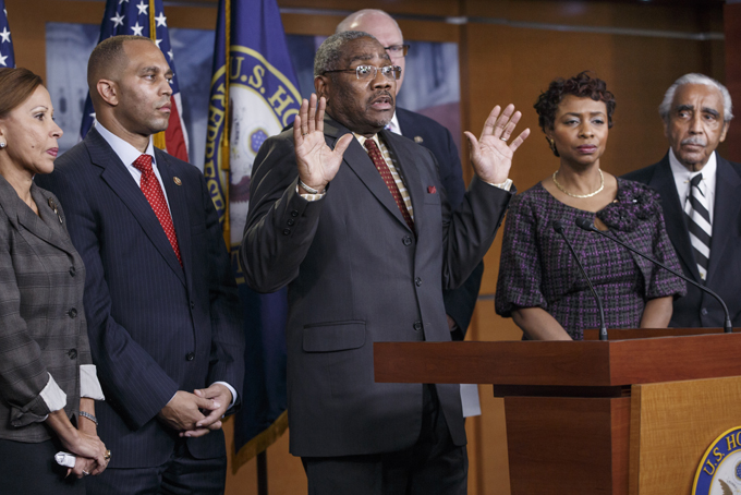 Nydia M. Velazquez, Hakeem Jeffries, Gregory W. Meeks, Joe Crowley, Yvette D. Clarke, Charlie Rangel