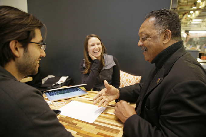 Jesse Jackson, Kacie Gonzalez, Nick Norena