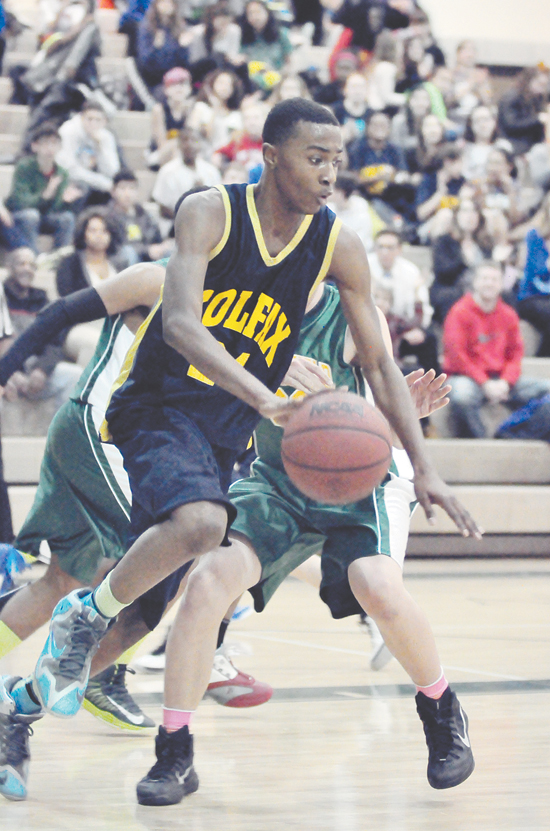 DEMETRIUS ROACH of Colfax scored 18 of his teams 29 points, but that was not enough as the Cobras lost a 32-29 thriller to the Greenfield Gators.