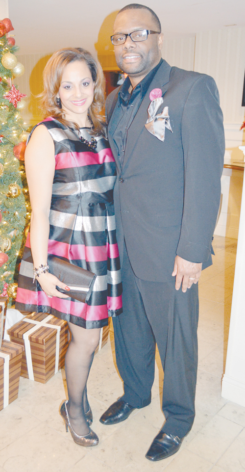 HAVING A GREAT EVENING—Natalie and Jason Tyler 