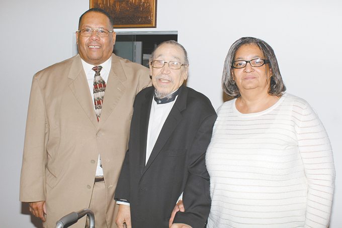 PRISON MINISTRY COMMITTEE—From left: Robert W. Chambers, co-founder; Rev. Sampson Cooper; and Renee Fussell. (Photos by Chris Chapman)