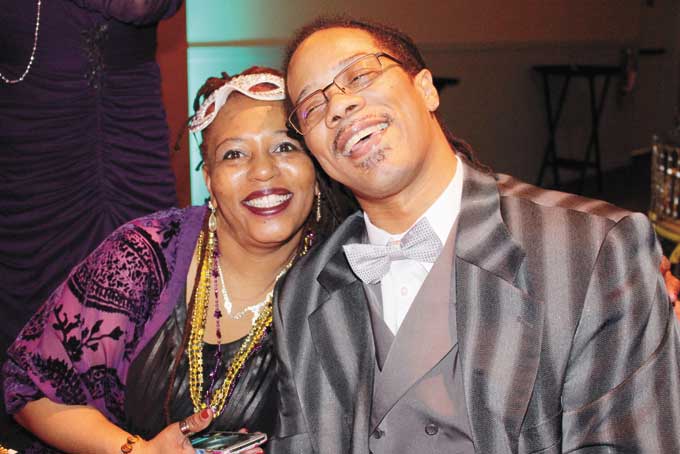 FRIENDS—Husband and wife Yvette Cotton Taylor and Calvin Taylor have been friends with “Peachie” since middle school.