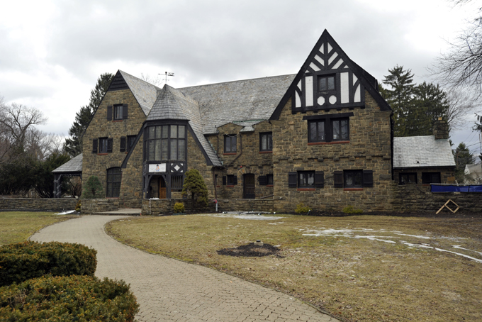 This Tuesday, March 17, 2015 photo shows The Kappa Delta Rho fraternity house at Penn State University in State College, Pa. (AP Photo/Centre Daily Times, Christopher Weddle) 