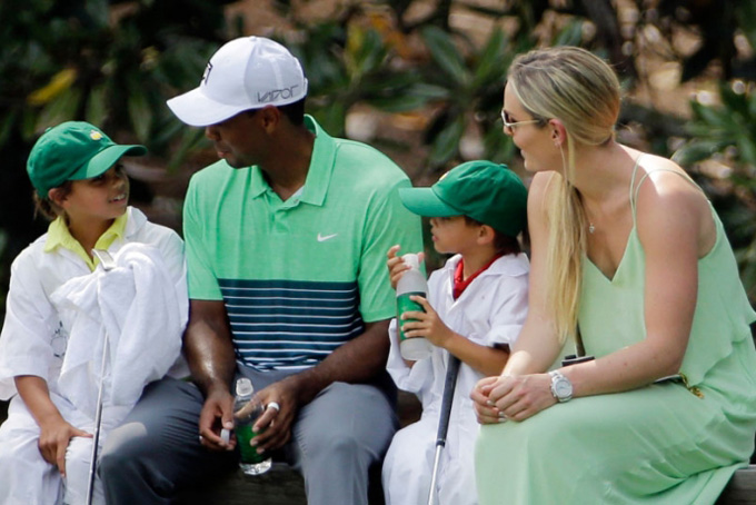 Tiger Woods and family