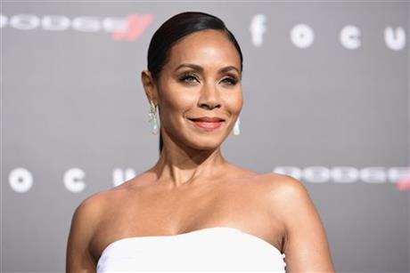 In this Feb. 24, 2015 file photo,, Jada Pinkett Smith arrives at the world premiere of "Focus" at the TCL Chinese Theatre in Los Angeles.  (Photo by Chris Pizzello/Invision/AP, File)
