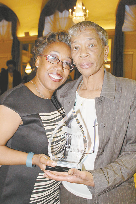 SONYA TOLER with her mother, Mae Carlisle. 