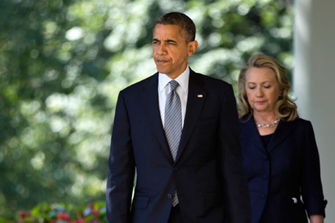 Barack Obama, left, and Hillary Clinton are shown.(AP Photo/File)