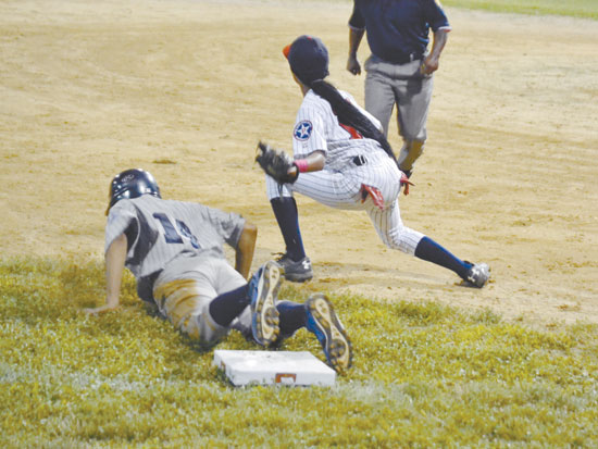 DEFENSE—Mo’Ne Davis showing that she’s not just offense with a great hand-eye put-out at third base. 