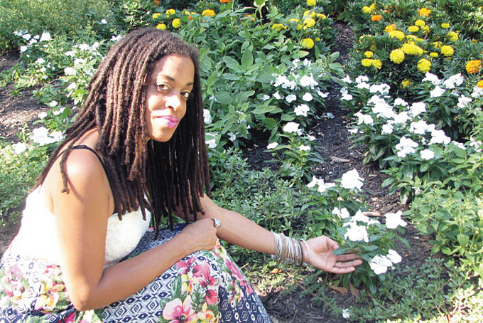ALL ABOUT NATURAL—Danielle Darr, the owner of D’s Natural Products is inspired by nature. (Photo by Diane I. Daniels)