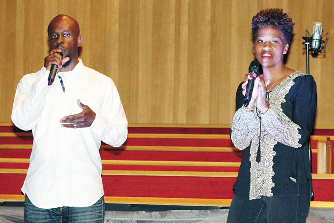 PASTOR BRIAN EDMONDS Emcee and REV. DIONNE EDMONDS Emcee