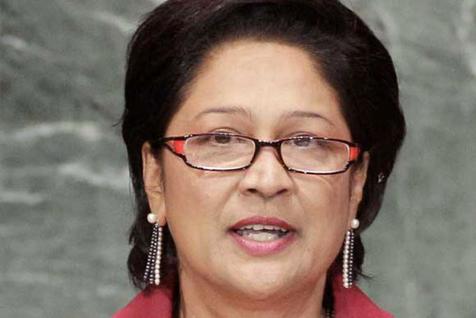 Prime Minister Kamla Persad-Bissessar of Trinidad