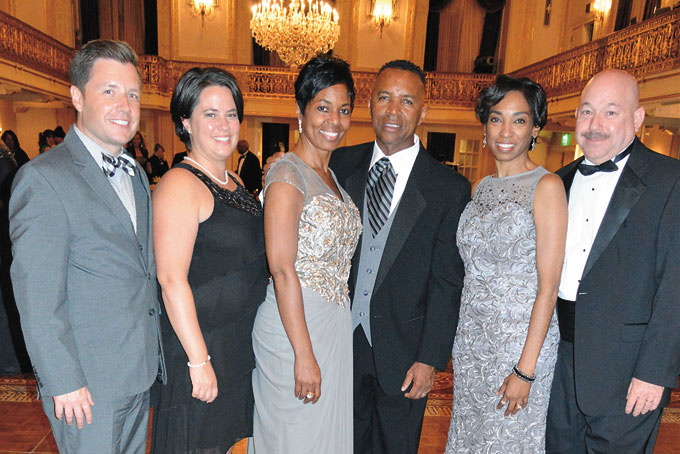 COVENANT PARTNERS—From left: Bishop Jonathan and Bethany Stewart, Niecy and Curtis White, and Pastors Chelle and John Tyler. (Photos by Debbie Norrell)