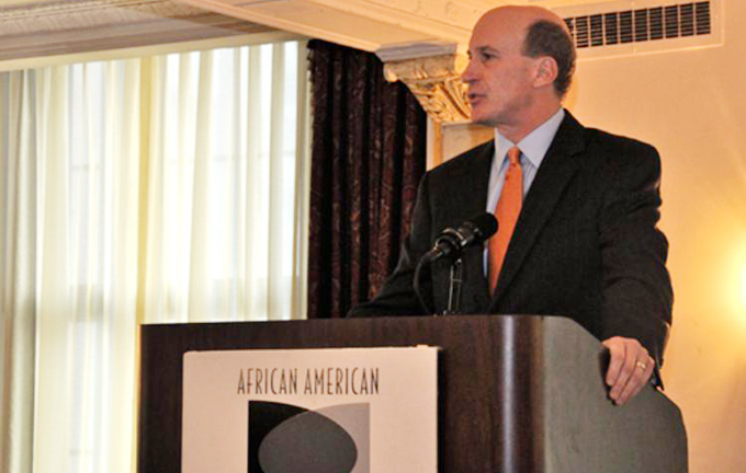 Allegheny Conference CEO Dennis Yablonsky addresses African American Chamber of Commerce.  (Courier File Photo)