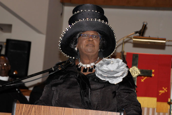 JURISDICTIONAL MOTHER WILMA BEAUFORD ADDRESSES AUDIENCE